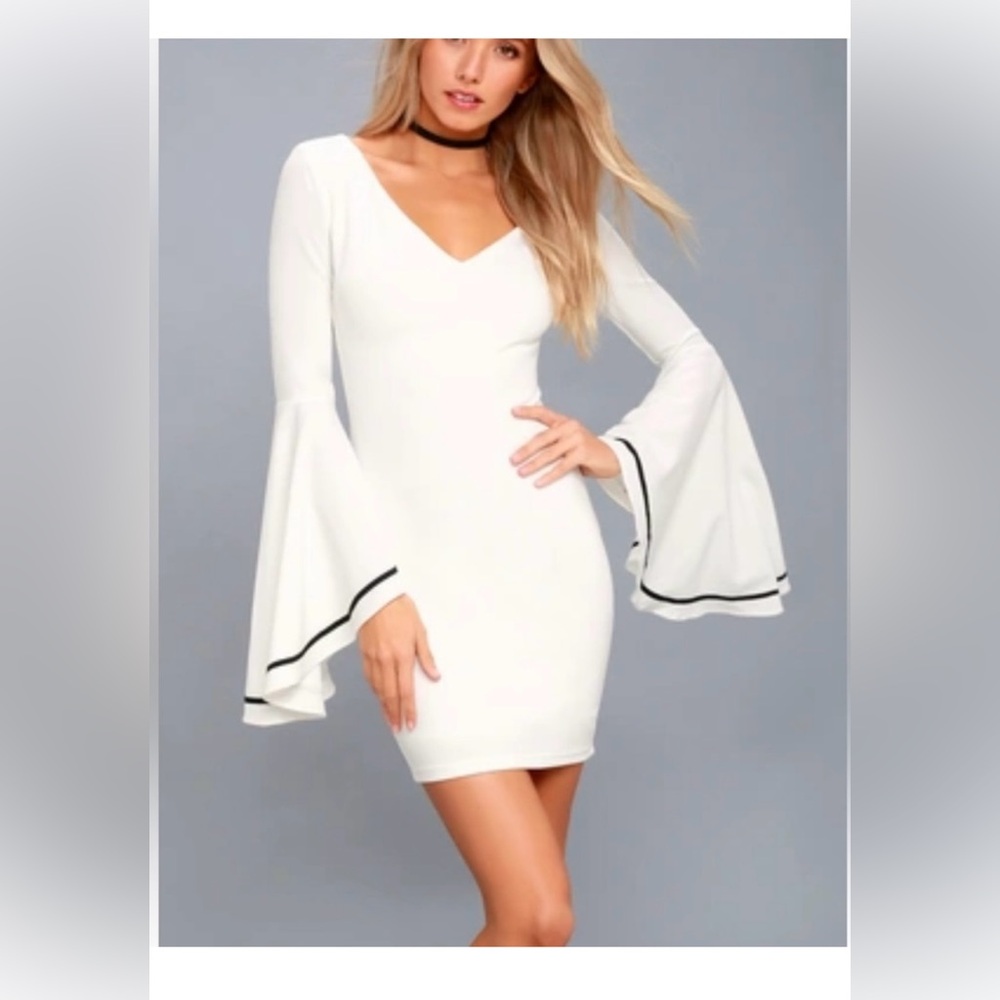 Lulus Women's White Dress size medium